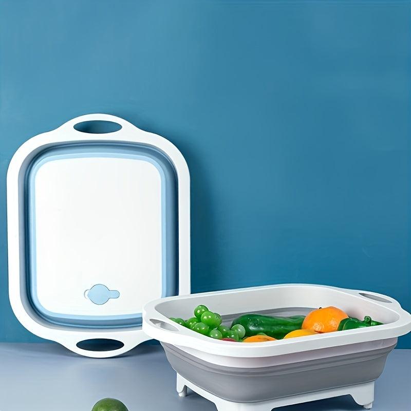 Multifunctional Cutting Board & Draining Basket for Kitchen