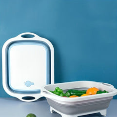 Multifunctional Cutting Board & Draining Basket for Kitchen