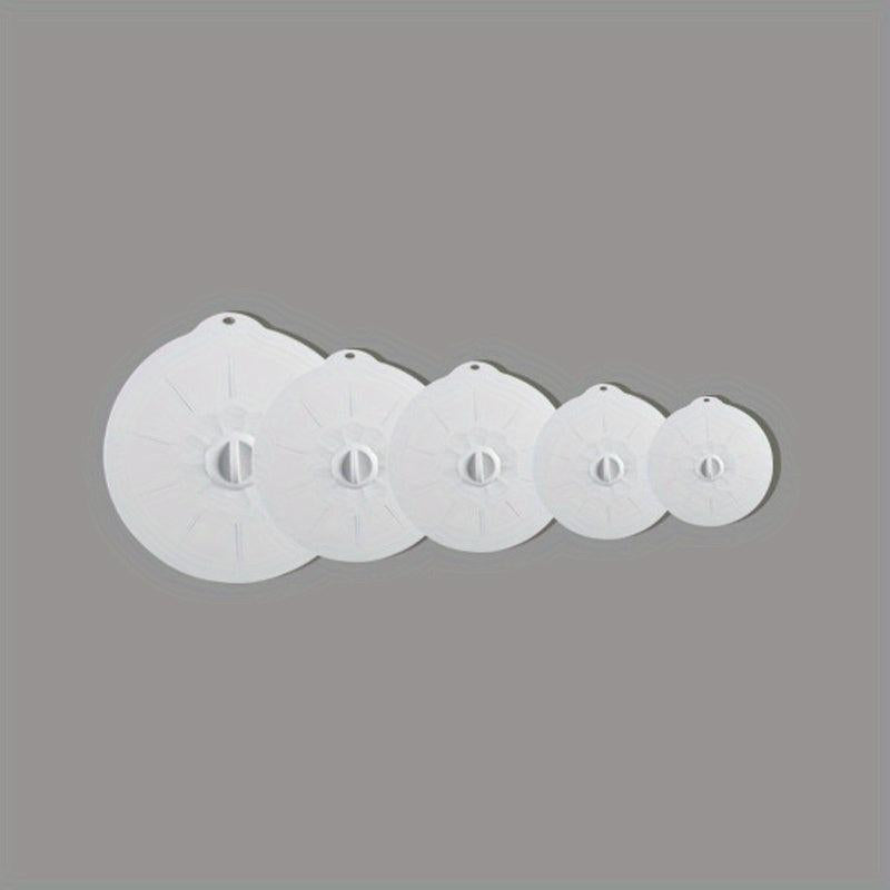 5pcs Silicone Pot Lid Set Microwave Oven Preservation Lid