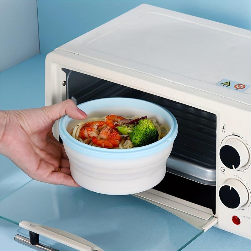 BPA Resin Collapsible Food Storage Container with Snap Top Lids