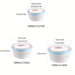BPA Resin Collapsible Food Storage Container with Snap Top Lids