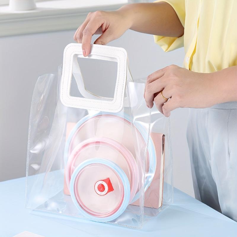 BPA Resin Collapsible Food Storage Container with Snap Top Lids