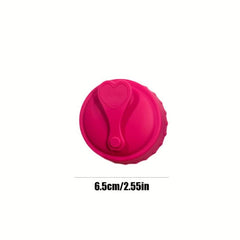 6pcs Mixed Silicone Can Lid Cup Covers for Drinks Beer Soda Bottle Caps