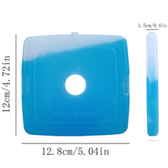 4pcs Reusable Slim Ice Pack Cooler - Long Lasting Ice Packs for Lunch Box