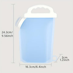 1pc Sealed Storage Bag With Pour Spout & Handle