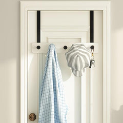 Wood Wall Hat Hook Over Door Hanging Storage Rack Coat Clothes Drying Hanger
