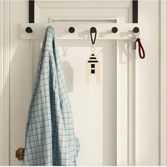 Wood Wall Hat Hook Over Door Hanging Storage Rack Coat Clothes Drying Hanger