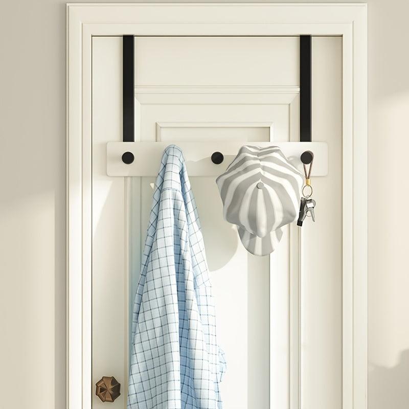 Wood Wall Hat Hook Over Door Hanging Storage Rack Coat Clothes Drying Hanger