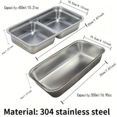 304 Stainless Steel Fresh keeping Box Food Household Lunch Box For Travel
