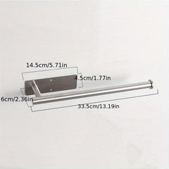 Hanging Paper Towel Holder Under Shelf Storage