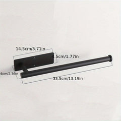 Hanging Paper Towel Holder Under Shelf Storage