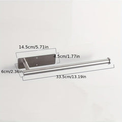 Hanging Paper Towel Holder Under Shelf Storage