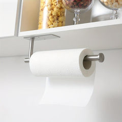 Hanging Paper Towel Holder Under Shelf Storage