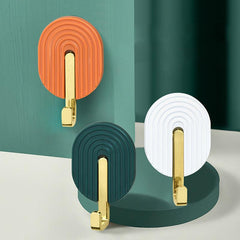 2pcs Wall Hook Coat Hooks Wall Mounted Single Hook