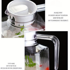 Clear Plastic Pitcher With Handle Juice Containers Acrylic Kettle