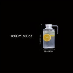 Clear Plastic Pitcher With Handle Juice Containers Acrylic Kettle