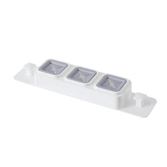 Adhesive Tea Towel Holder 3 Holes Bathroom Towel Hooks Self Adhesive