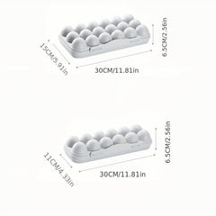 1pc 12 18 Compartment Gray Egg Carton Anti Collision Breakage Proof