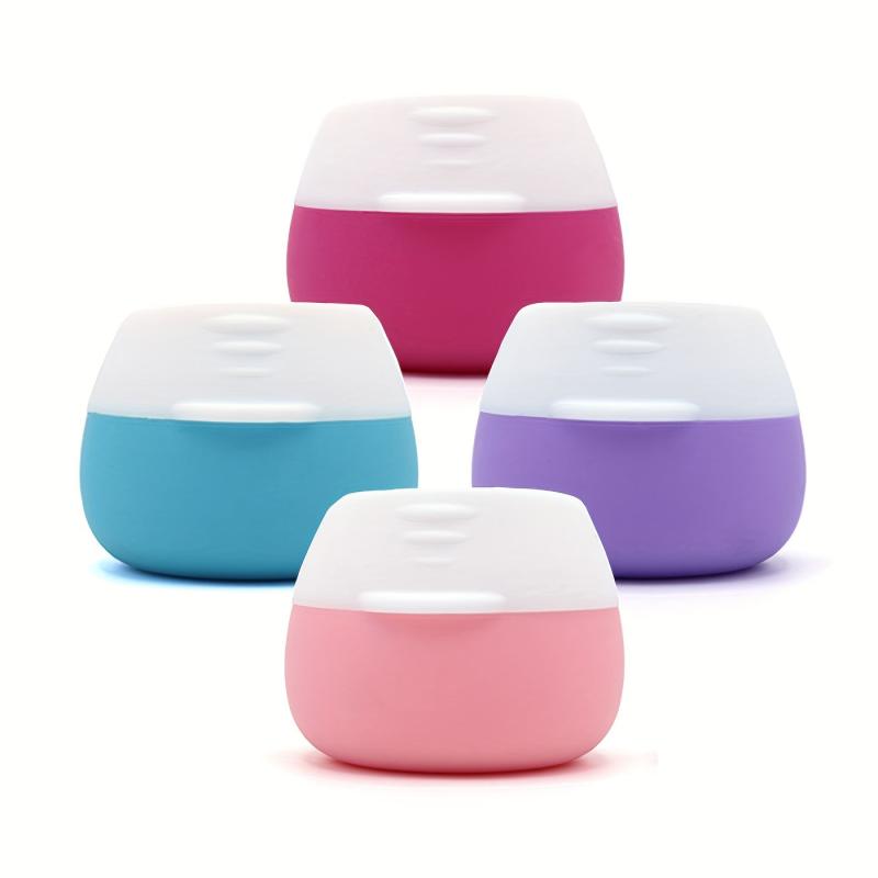 Leak Proof Silicone Travel Containers for Toiletries and Cosmetics