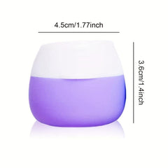 Leak Proof Silicone Travel Containers for Toiletries and Cosmetics