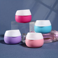 Leak Proof Silicone Travel Containers for Toiletries and Cosmetics