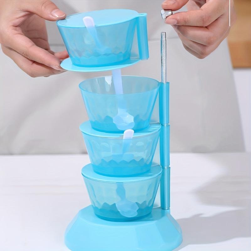 Plastic Rotatable Seasoning Box Reusable Jar Kitchen Condiment
