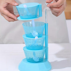 Plastic Rotatable Seasoning Box Reusable Jar Kitchen Condiment