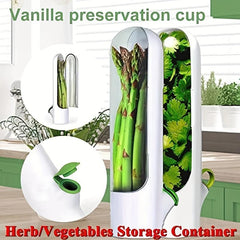 Herb Saver For Refrigerator Keep Fresh Cup Kitchen Storage