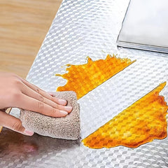 1pc Kitchen Fire Resistant Wall Sticker Waterproof