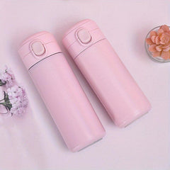 Stainless Steel Vacuum Flask Portable Thermal Bottle Insulated Cup with Lid