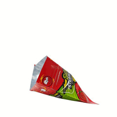 10 Red Resealable Plastic Bags for Snacks - Reusable Pack