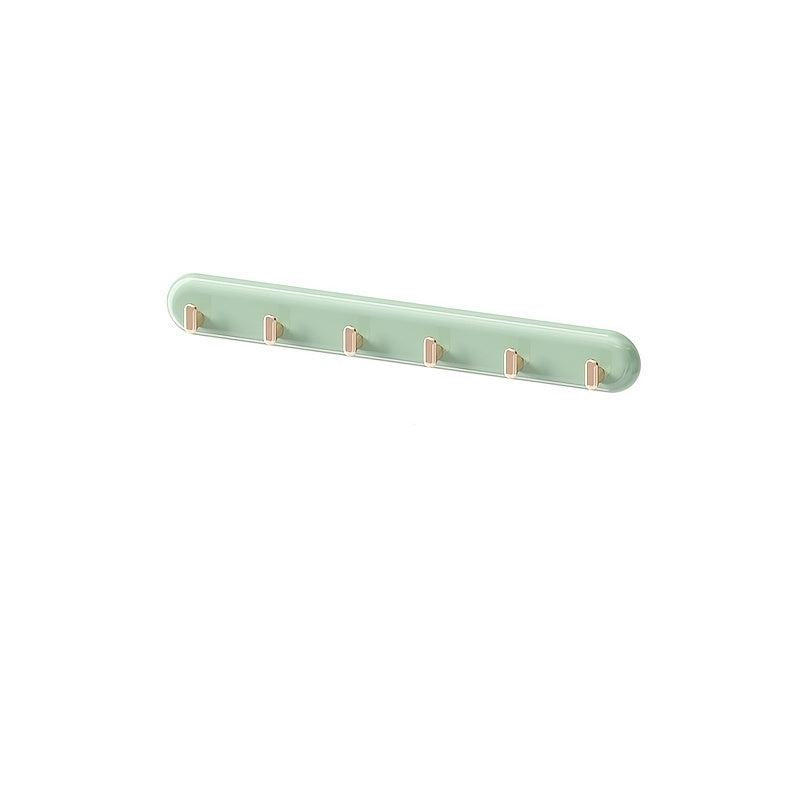 6-Hook Wall Mounted Towel Rack Jewelry Storage