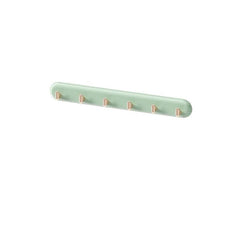 6-Hook Wall Mounted Towel Rack Jewelry Storage