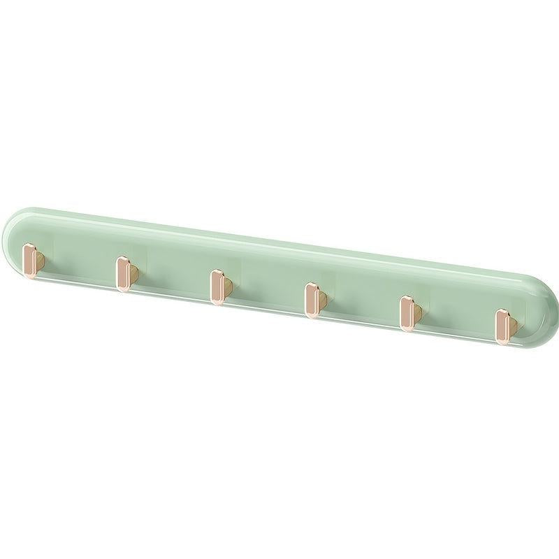 6-Hook Wall Mounted Towel Rack Jewelry Storage