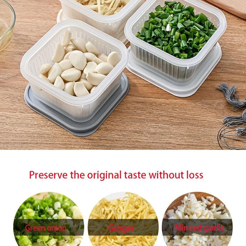 3pcs Fresh-keeping Refrigerator Storage Box with Lid