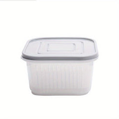 3pcs Fresh-keeping Refrigerator Storage Box with Lid
