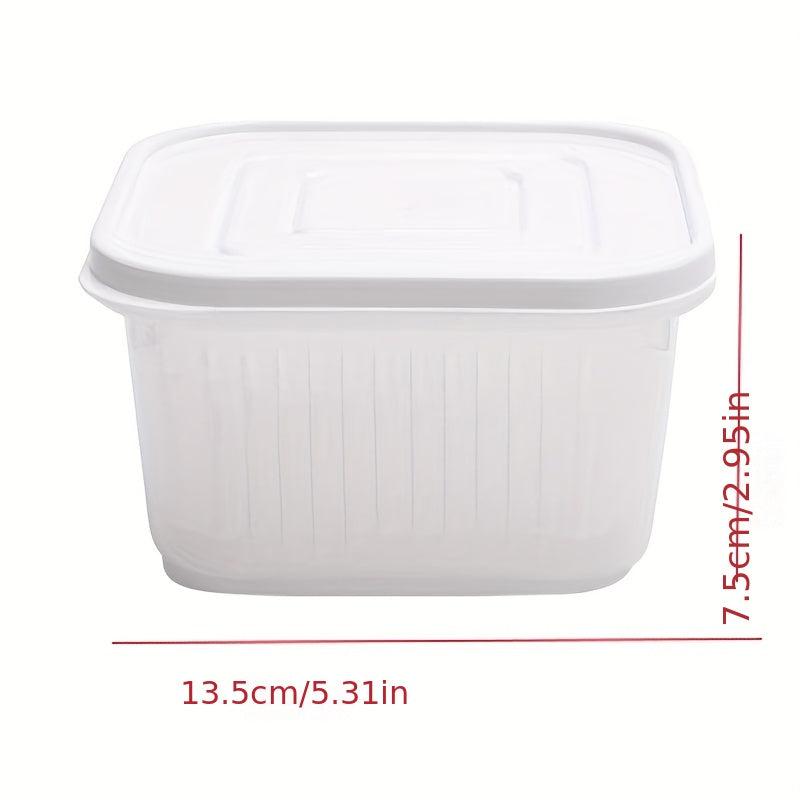 3pcs Fresh-keeping Refrigerator Storage Box with Lid