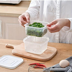 3pcs Fresh-keeping Refrigerator Storage Box with Lid