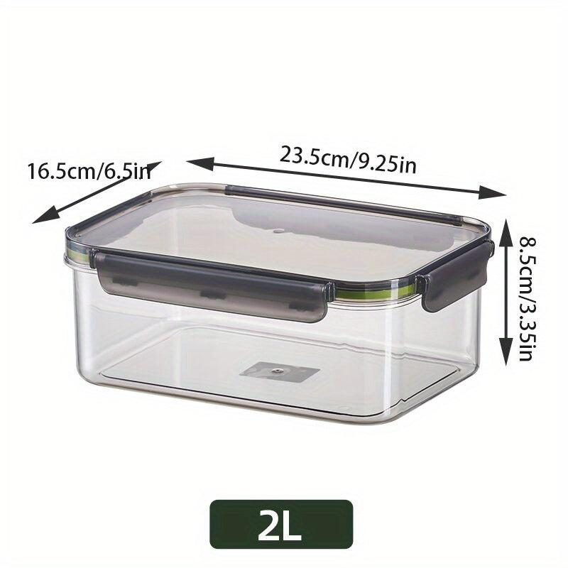 1pc Refrigerator Fresh-keeping Sealed Storage Box Plastic Food Organizer