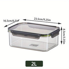 1pc Refrigerator Fresh-keeping Sealed Storage Box Plastic Food Organizer