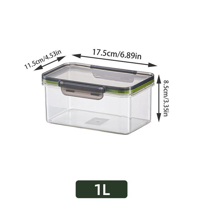 1pc Refrigerator Fresh-keeping Sealed Storage Box Plastic Food Organizer