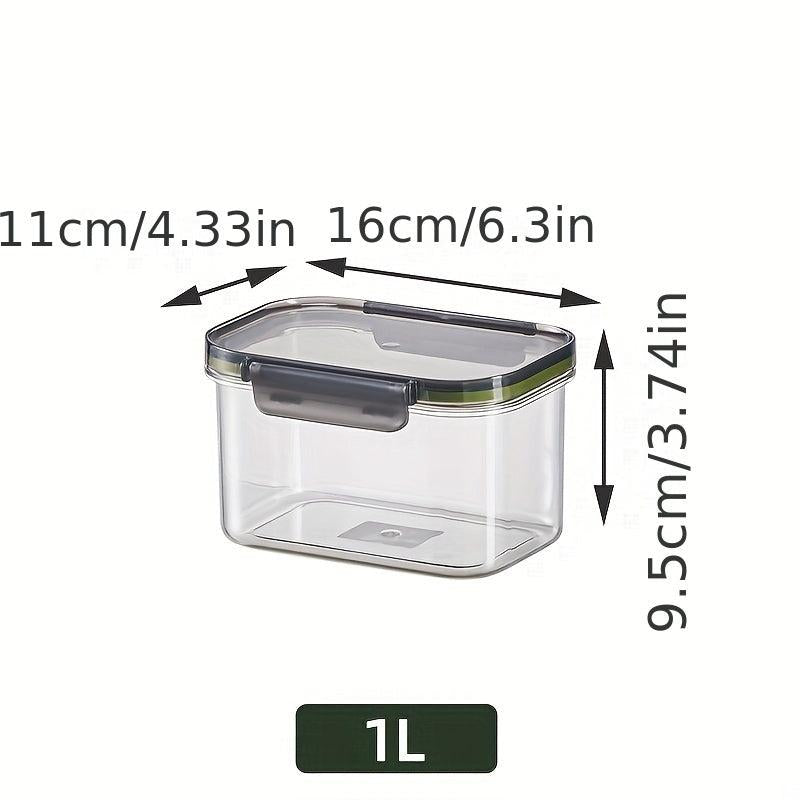 1pc Refrigerator Fresh-keeping Sealed Storage Box Plastic Food Organizer