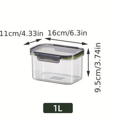 1pc Refrigerator Fresh-keeping Sealed Storage Box Plastic Food Organizer