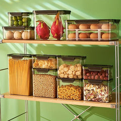 1pc Refrigerator Fresh-keeping Sealed Storage Box Plastic Food Organizer