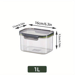 1pc Refrigerator Fresh-keeping Sealed Storage Box Plastic Food Organizer
