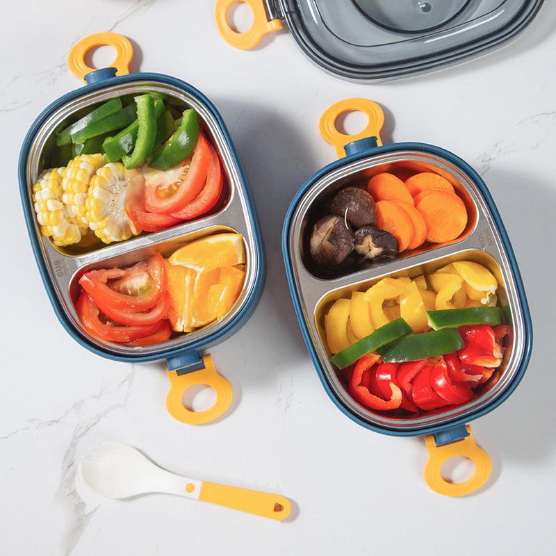 Portable Lunch Box with Leakproof Containers - Ideal for Students & Workers