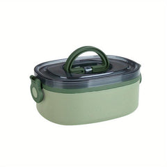 Portable Lunch Box with Leakproof Containers - Ideal for Students & Workers