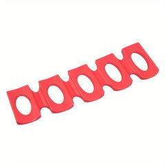 Red Silicone Fridge Can Beer Wine Mat Stacking Holder