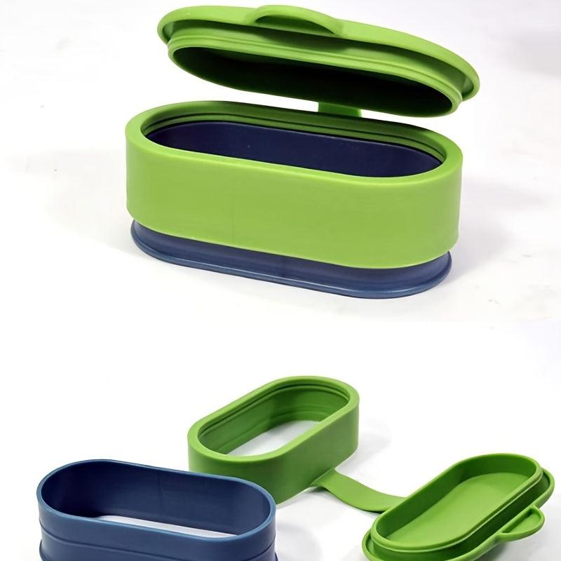3pcs Silicone Food Sealing Clips With Cap And Pour Spout