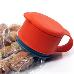 3pcs Silicone Food Sealing Clips With Cap And Pour Spout